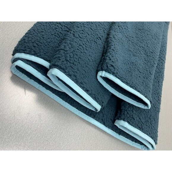 UNDER ARMOUR Women's Sherpa Fleece 1/4-Zip Teal Green Comfort Jacket Size Large - Picture 11 of 16